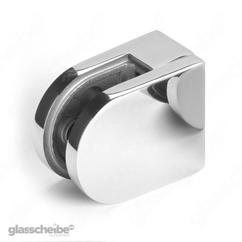 Edelstahlhalterung für Glasscheibe